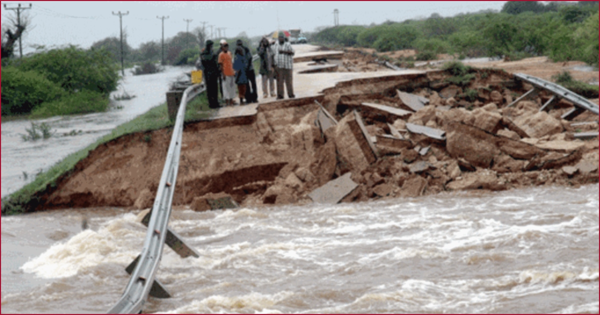 Many parts of Kenya have been affected by floods owing to the heavy rains.